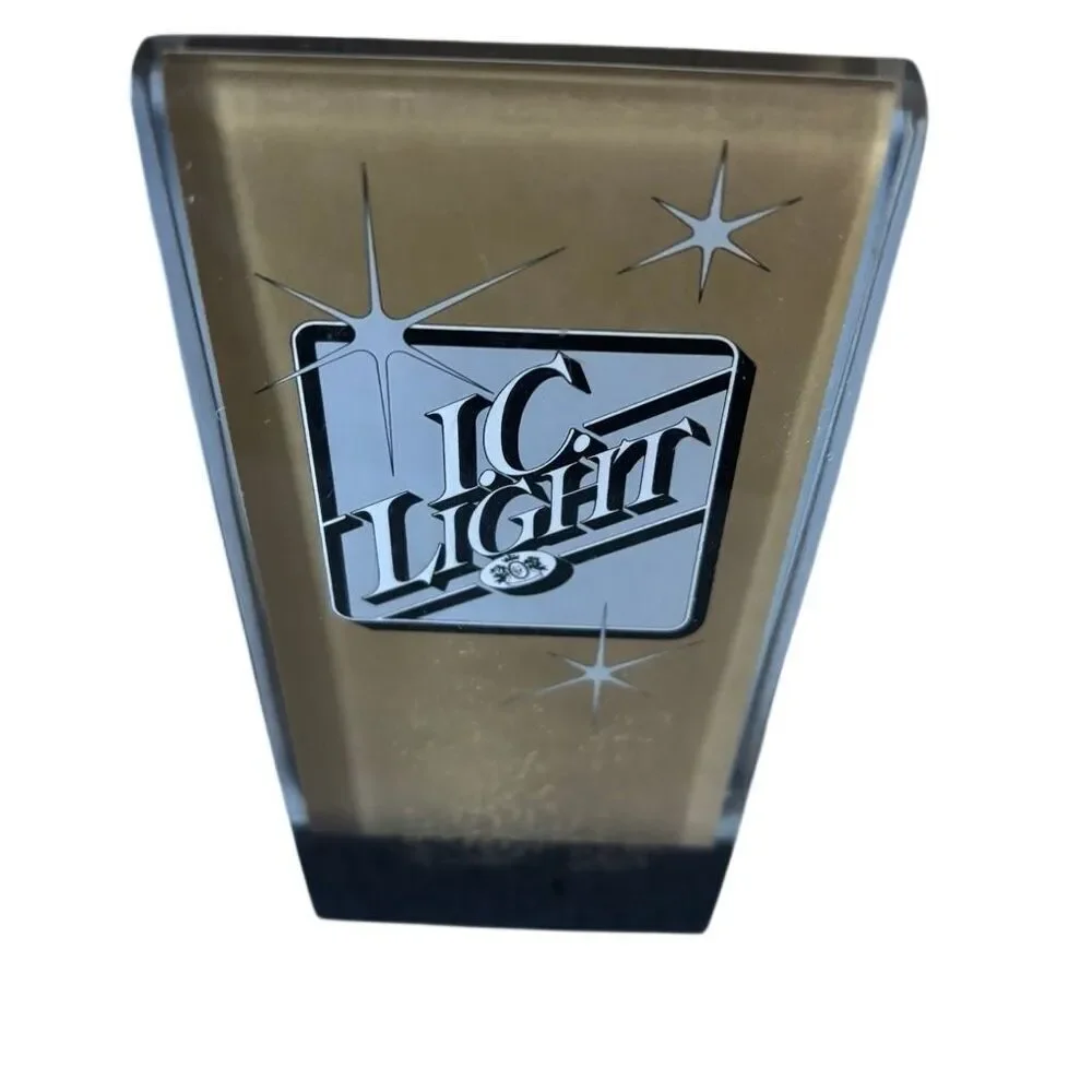 I.C. Light Vintage Acrylic Beer Tap Handle Pittsburgh Brewing Company
